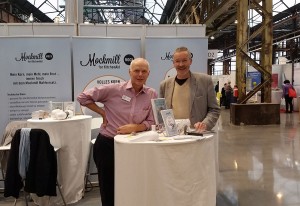 Wolfgang Mock (mockmill) und Thomas Wälter (getreidemuehlen.de) auf der VeggieWorld in Düsseldorf