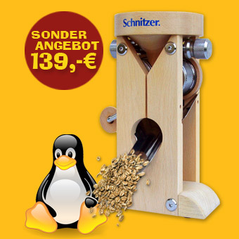 Flockenquetsche Schnitzer Campo Sonderangebot Flockenquetsche Schnitzer Campo - Sonderpreis