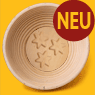 Gärkörbchen mit drei Sternen Gärkörbchen mit drei Sternen
