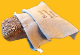 Brotbeutel aus Leinen - wiederverwendbar und waschbar