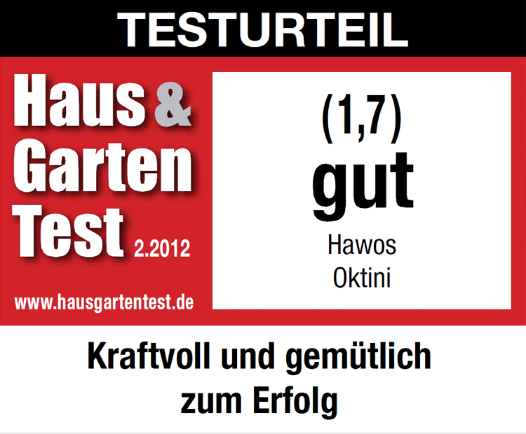 Testsiegel gut Getreidemühle hawos Oktini