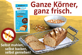 Brotbackmischung Brotrunner GrainLovers von Mockbake