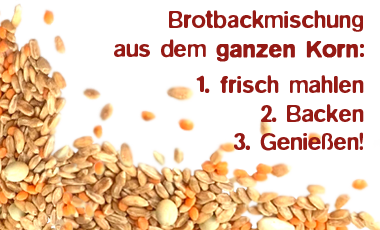 Brotbackmischung Brotrunner aus dem ganzen Korn