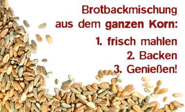 Brotbackmischung Captain Seed aus dem ganzen Korn