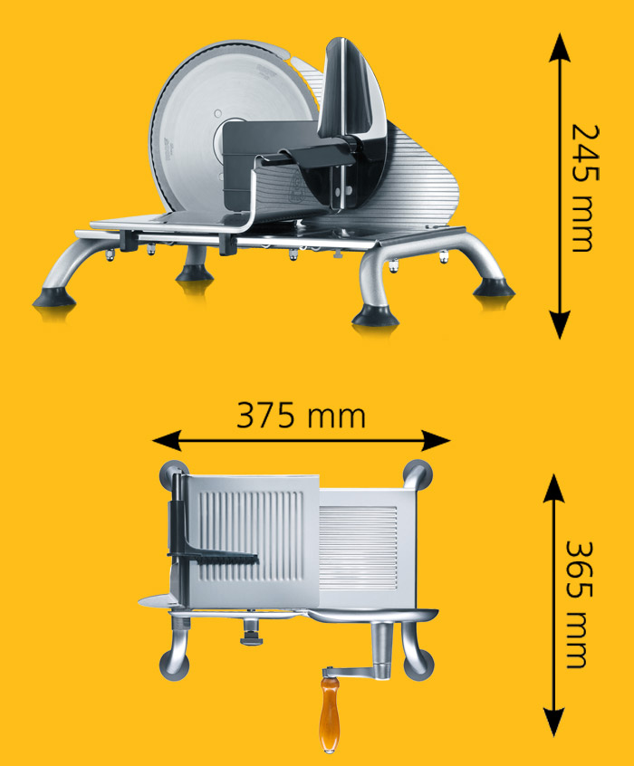 Allesschneider Graef Manuale H 9 silber