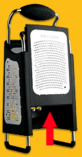 Microplane Vierkantreibe 34006 mit herausnehmbarer Reibfläche