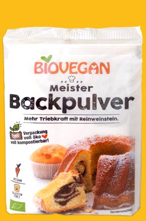 Meister Bio Backpulver, Biovegan