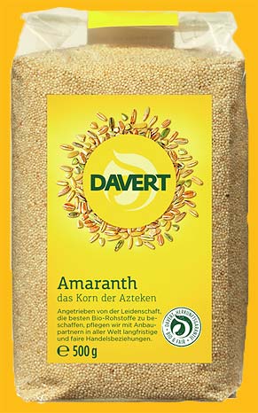 Amaranth aus biologischem Anbau