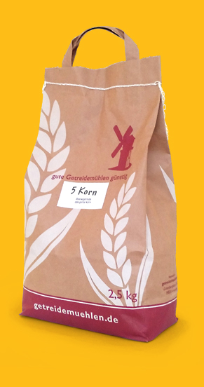 Fünf-Korn-Getreide-Mischung aus biologischem Anbau