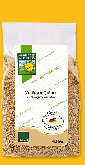 BIOLAND-Quinoa aus biologischem Anbau