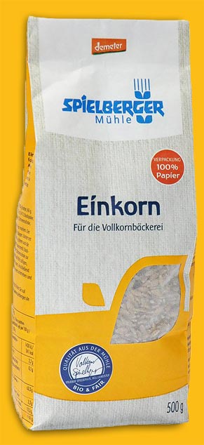 Einkorn, Demeter, 500g aus kontrolliert biologisch dynamischem Anbau