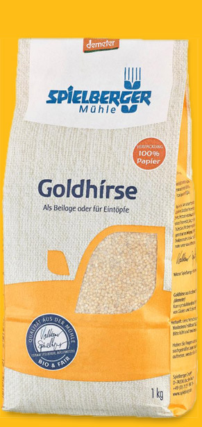 demeter Goldhirse, Spielberger Mühle 1 kg, kontrolliert biologisch dynamischer Anbau