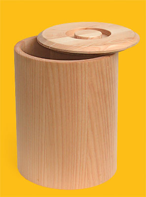 Holzdose aus Linde für 1,5 kg