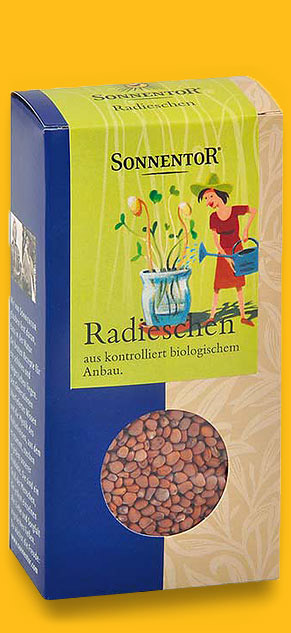 Keimsaat Radieschen aus biologischem Anbau von Sonnentor