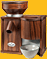 Kombimühle Komo Duett 100 in Schwarznuss-Holz