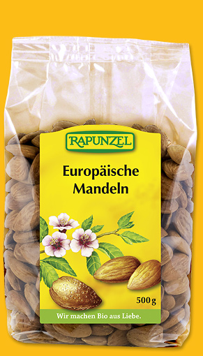 Mandeln, Europa, 500 g,  kontrolliert biologischer Anbau, Rapunzel