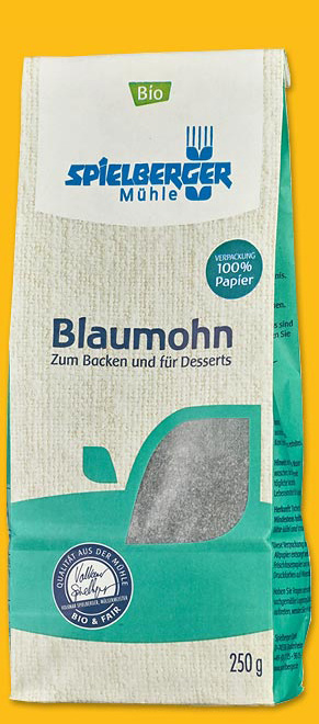 Blaumohn, 250 g, Spielberger Mühle, Bio Mohn