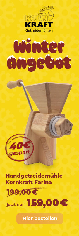 Sonderpreis Handmühle Farina Kornkraft