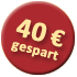 40 EUR sparen