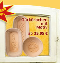 Peddigrohr Gärkörbchen mit Motiven - deutsche Handarbeit!