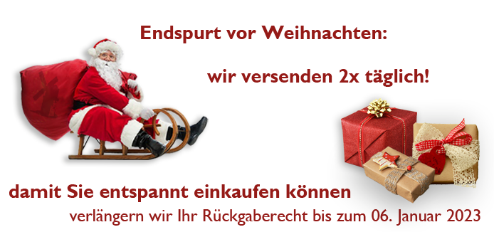 verlängertes Rückgaberecht zur Weihnachtszeit